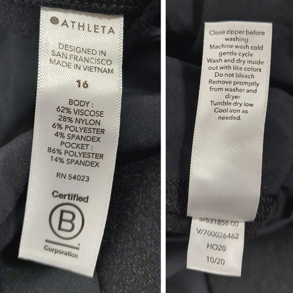 Athleta Venice Heathered Charcoal Grey Cargo Pants - Picture 10 of 13
